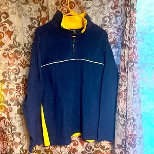 Nautica Jeans Fleece Men’s Size XL Blue Yellow White